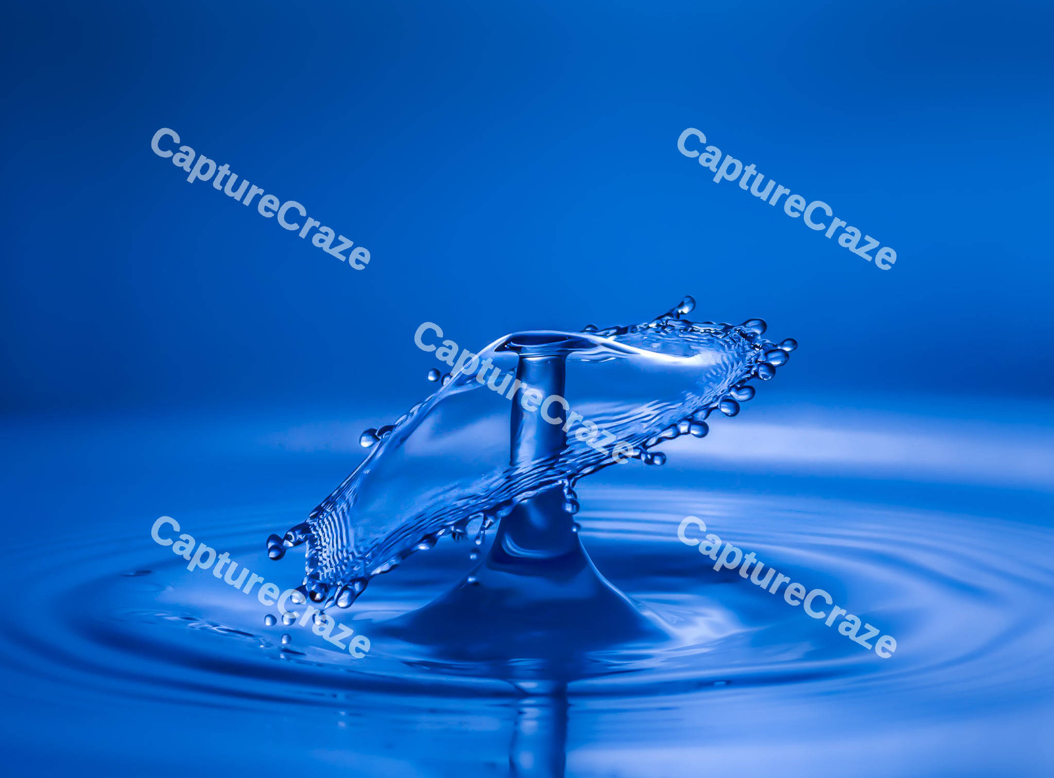 Blue Water Drop